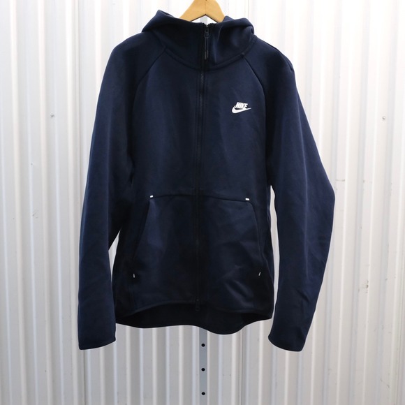 Nike Other - Nike Tech Fleece Jacket Men's Large Navy blue Windrunner Hoodie 928483 451